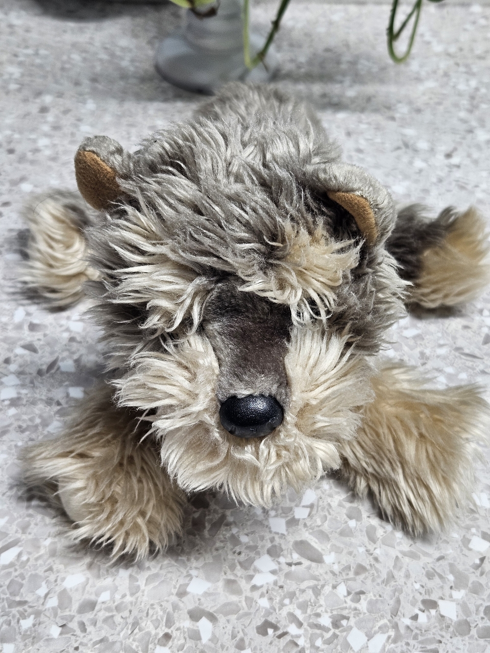 Douglas Shaggy Plush Terrier Dog Stuffed Animal Gray & Tan Realistic 2017